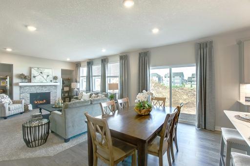 Open floor plan and tons of windows to let in the natural light. *Photos of a similar home. Colors and options will vary.