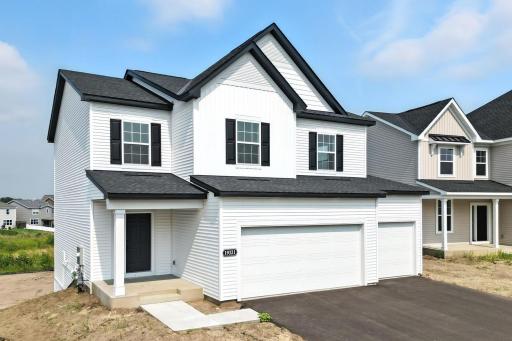 Sophia G - READY NOW! 3 car, 4 spacious BR's up, oversized loft & laundry up! Stunning new construction home! Don't miss it! Photo of actual home. Walk-out basement! Wonderful backyard overlooks greenspace & walking trails!