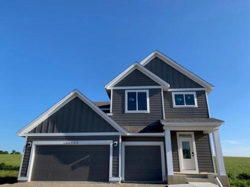 Brand new home now available in popular Waypointe of Woodbury Neighborhood! Exterior features four-sided architecture with LP Smart Side siding.