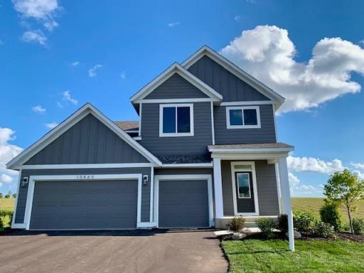 Brand new home now available in popular Waypointe of Woodbury Neighborhood! Exterior features four-sided architecture with LP Smart Side siding.