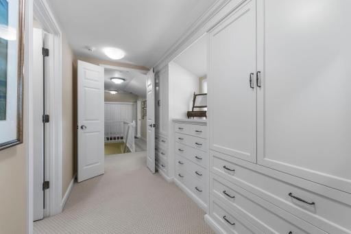 Abundant storage as you enter the primary suite