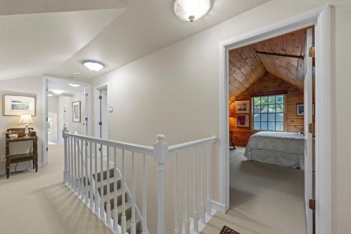 Down the hall to the gorgeous primary suite