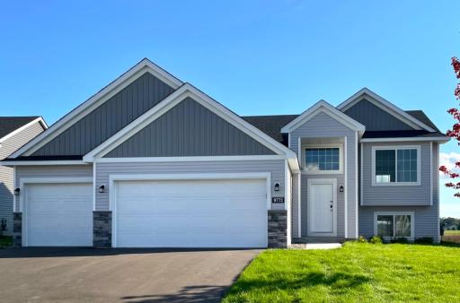 9773 32nd St NE- Completed New Construction home ready for quick move-in! Highlights include 3 bedrooms up plus an unfinished walkout lower level ready for a future finish including a future family room, 4th & 5th bedrooms, & 3rd bath.