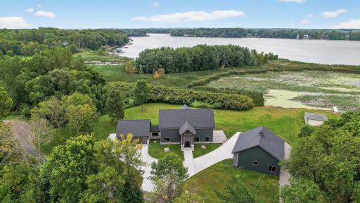Stunning home on 1.4 acres on Lake Sarah + 3 car garage + shed