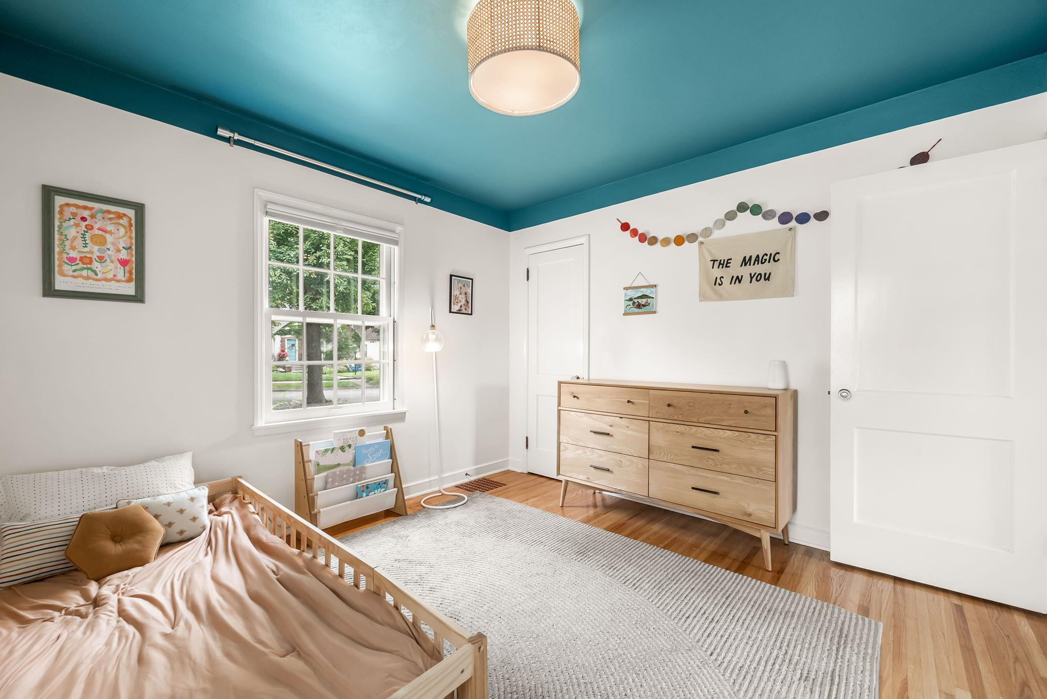 Alternate view of the larger main floor bedroom.