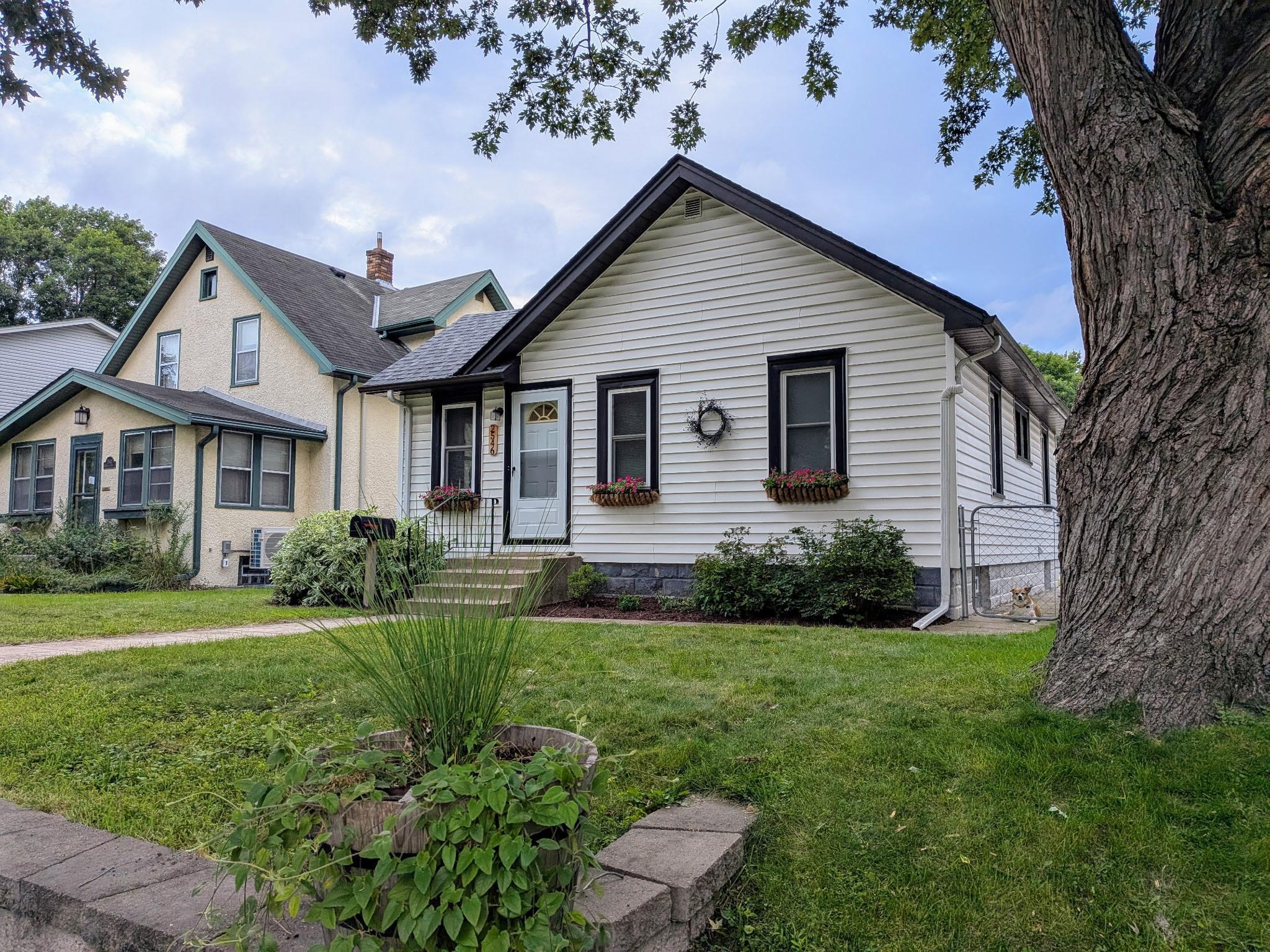 Newer windows, maintenance free siding and a newer retaining wall.