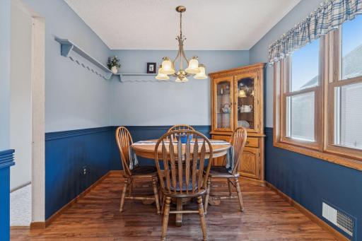 Informal dining off kitchen