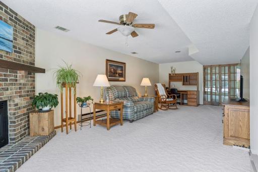 family room sized for big gatherings