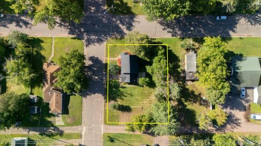 Double lot with parking space off the alley