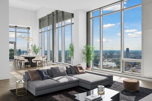 Conceptual rendering of completed space. Does not represent sold condition or actual to-be-built condition.