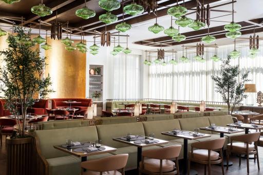 Mara restaurant, led by Chef Gavin Kaysen, features Mediterranean inspired dining for breakfast, lunch & dinner.