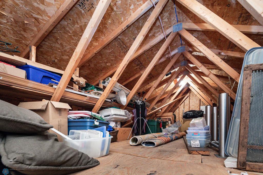 Space Above Garage..Not Meant for Heavy Items