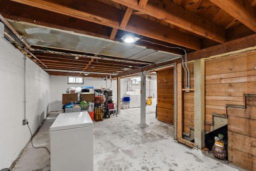 Basement ready for future expansion!