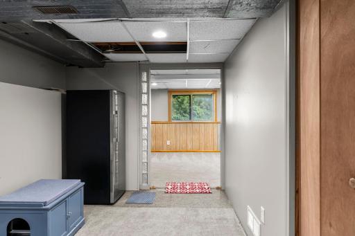 The oversized laundry room offers lots of extra storage space.