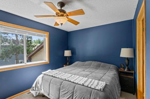 The primary bedroom includes a walk-in closet and a walk-through bathroom.