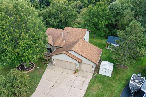 This home sits on a quiet cul de sac that backs up to a wooded area, offering lots of privacy.