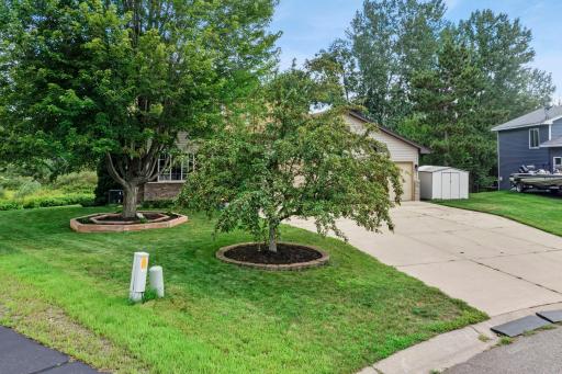 This property features a number of mature trees.