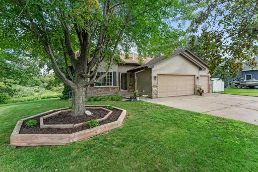 This property has been beautifully landscaped.