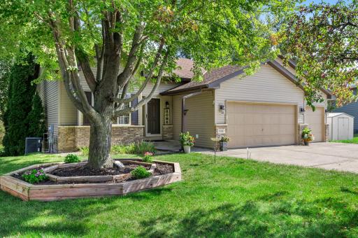 This property has been beautifully landscaped.