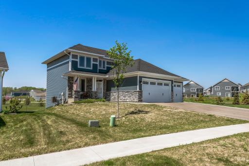 20335 Gateway in Lakeville. 2022 built and nearly $80K in seller upgrades since build including huge maintenance free deck, gutters and leaf guards, patio and shed, epoxy garage floors and a whole lot more! See supplement for full details.