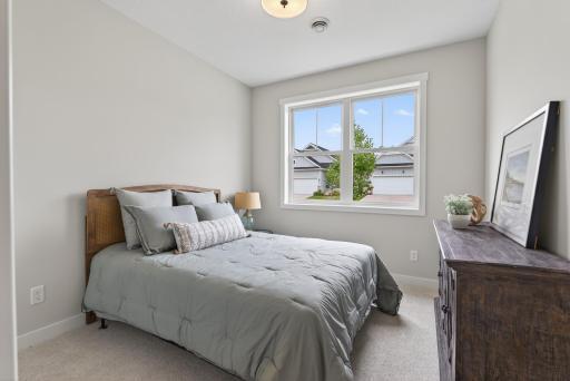 2nd bedroom easily accommodates a Queen Bed.