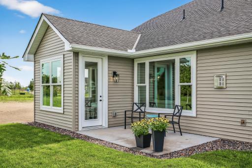 Nice spot for your outdoor grill as well.