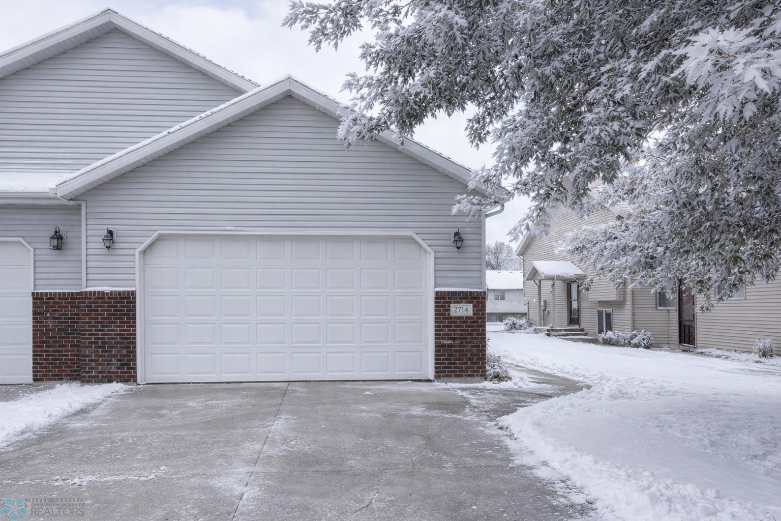 Front Exterior - Virtually Enhanced with Snow