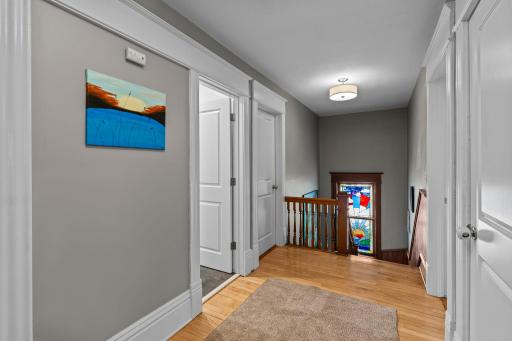Upstairs offers the classic 4-bedroom, 1 bathroom layout...