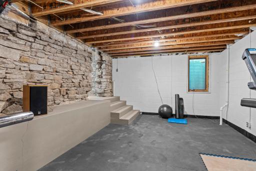 There's potential to finish this space for yet another bedroom.
