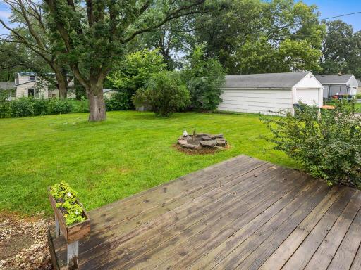 Back deck. Spacious to enjoy with family and friends.