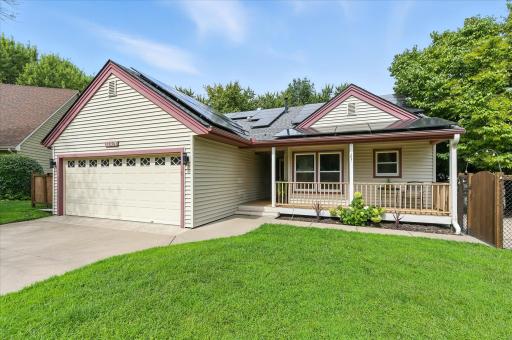 Welcome home! Notice the solar panels ($41k+ upgrade) Cul de sac location, fenced yard, heart of Plymouth!