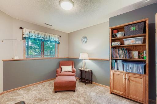 Bedroom #5 is in the southwest corner of the lower level