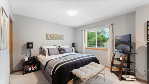 Huge primary bedroom with tons of light