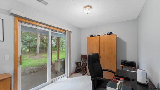 Walk out to patio in lower level