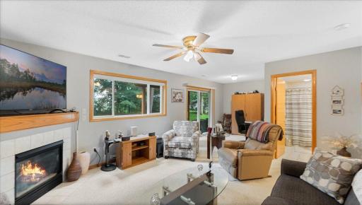 This home offers two gas fireplaces