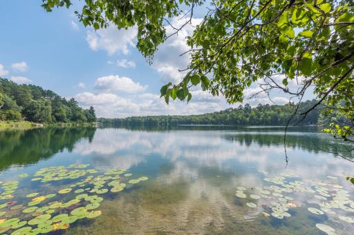 Star Lake Crystal Clear Water and 83 feet deep.
