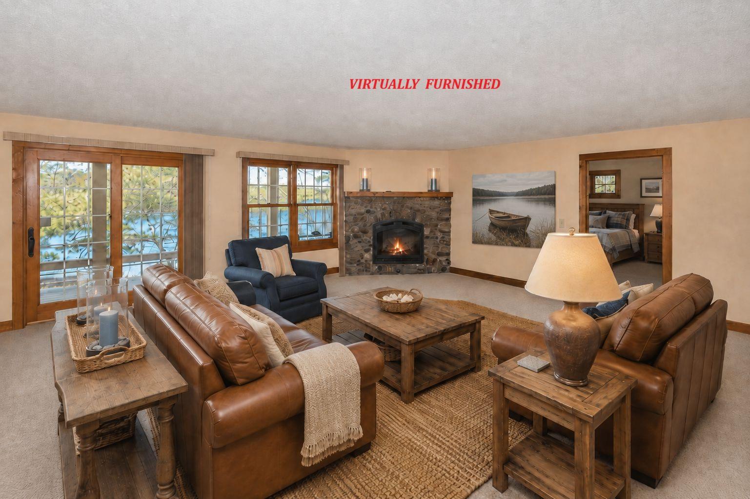 Living Room Staged