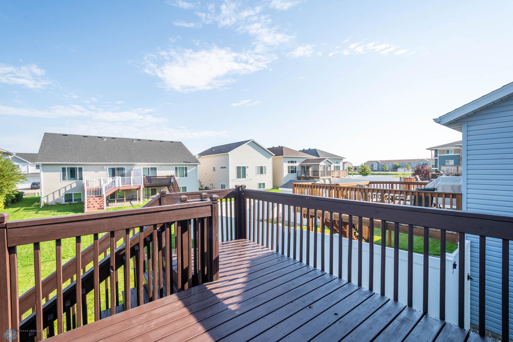 Fresh stained deck