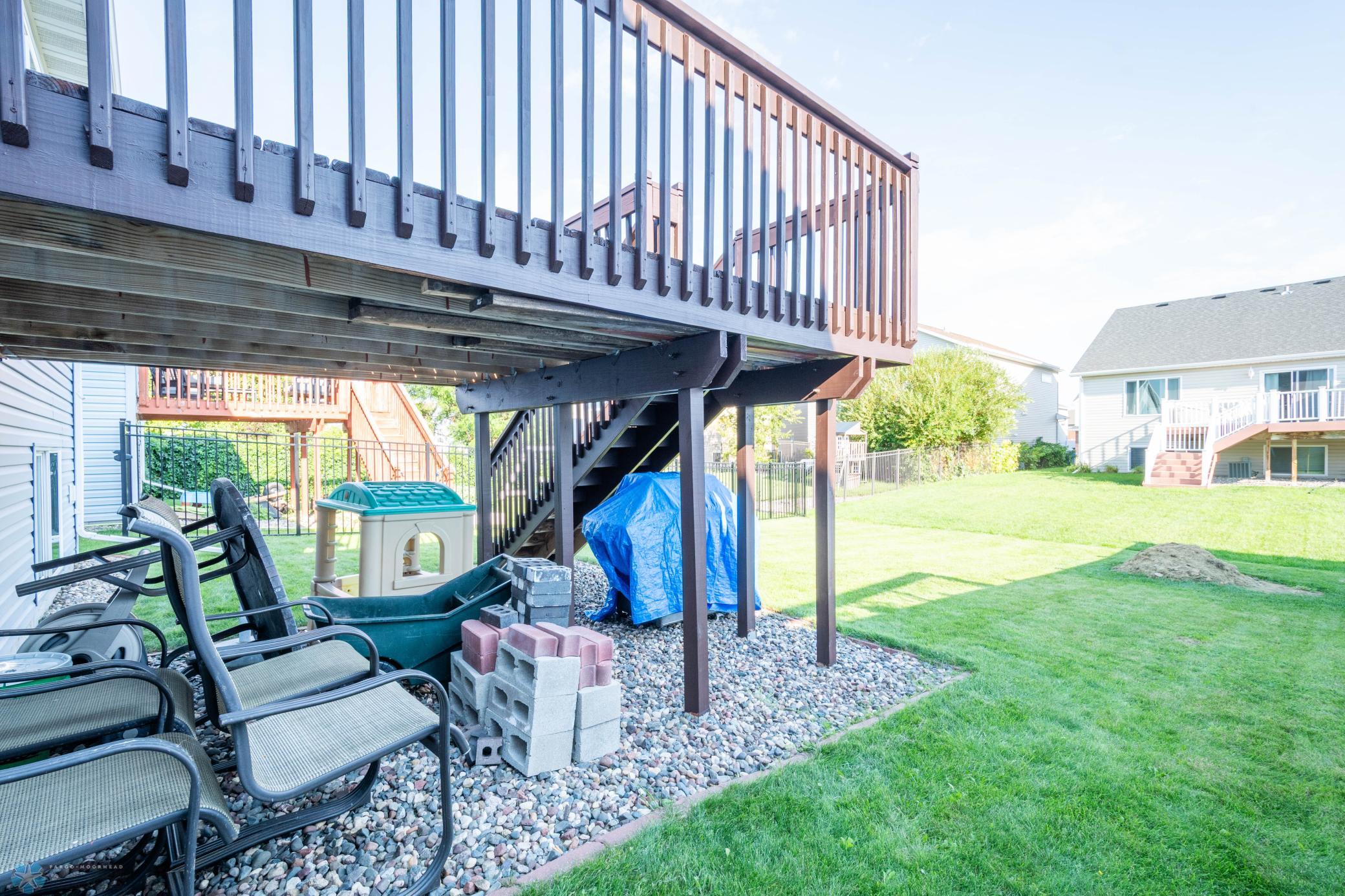 Storage under deck