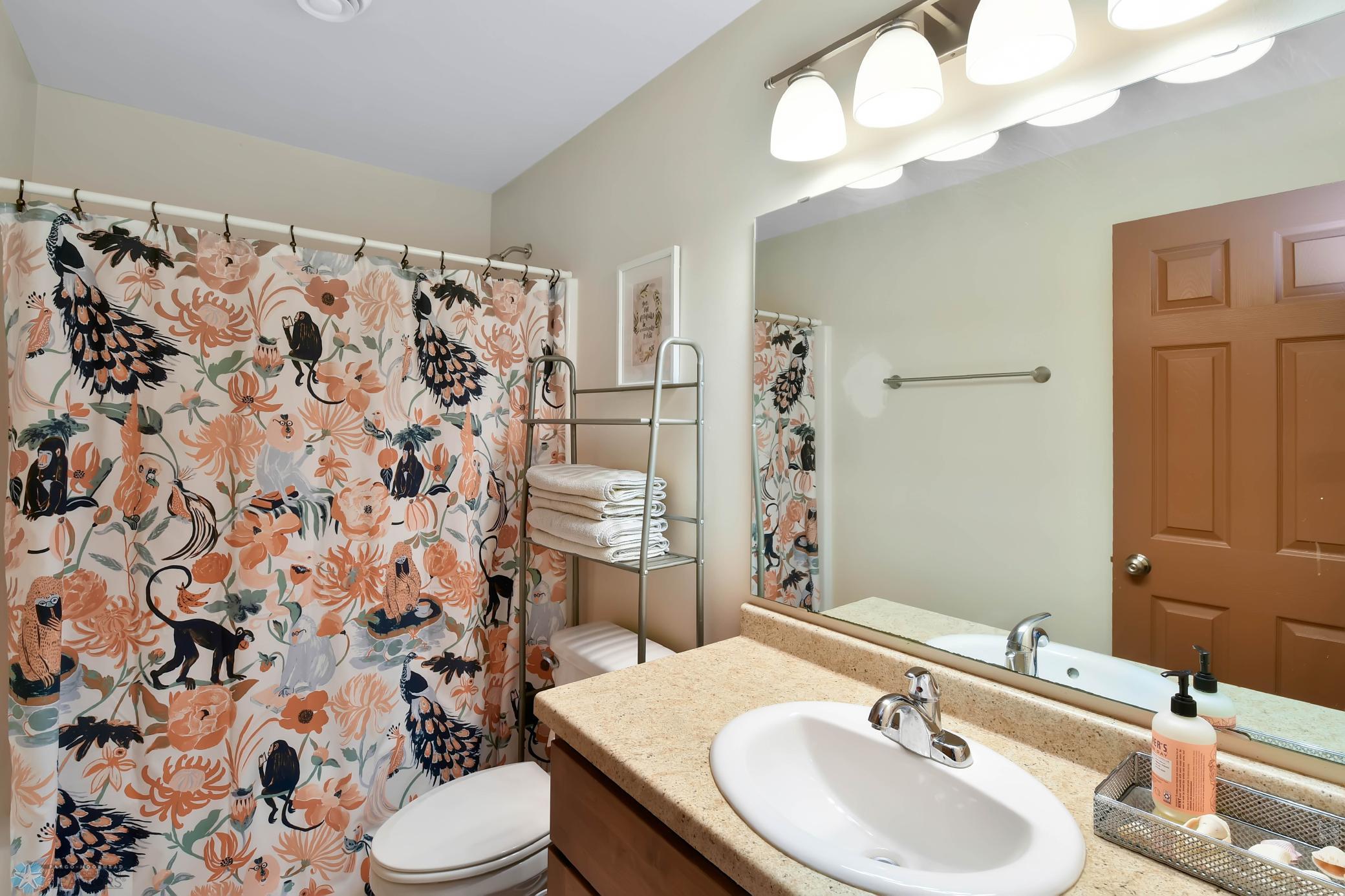 Lower level full bath