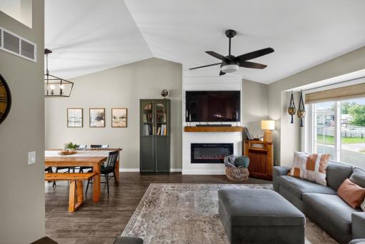 Living & dining rooms, great entertaining spaces