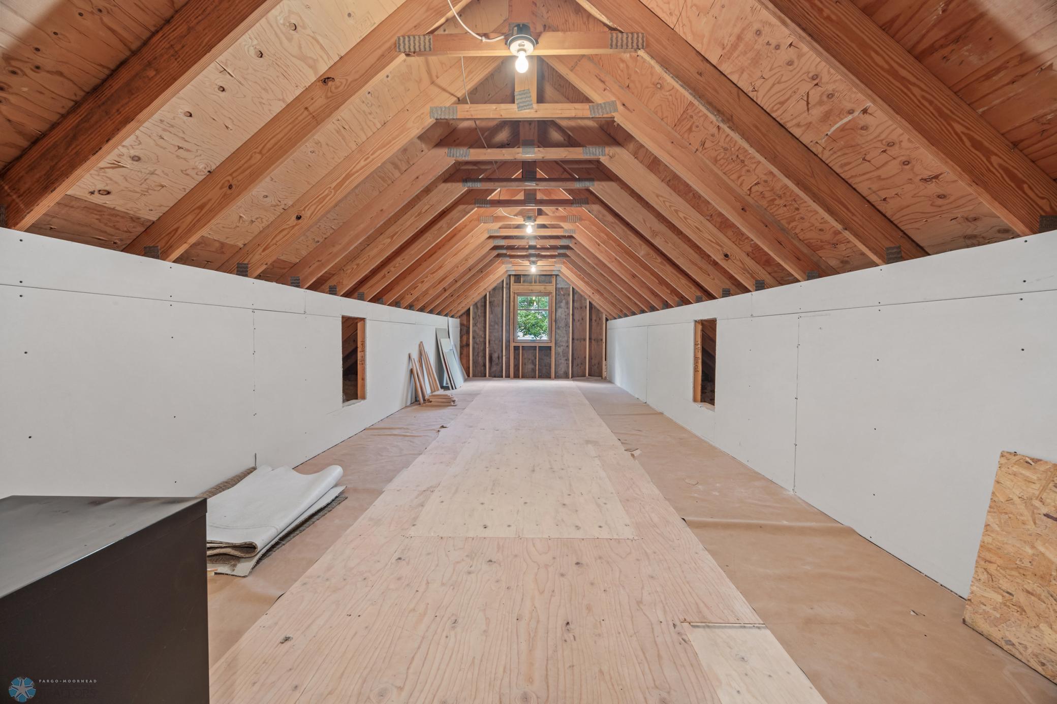 Unfinished Bonus Space (Above Garage)