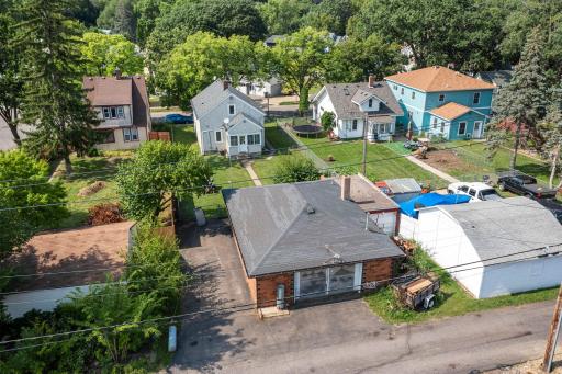 Great lot. Fenced in backyard. Extra parking, oversized garage and storage shed.