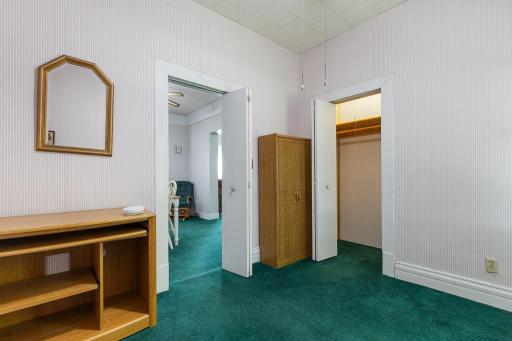 Both are decent sized bedrooms and each closet has a light