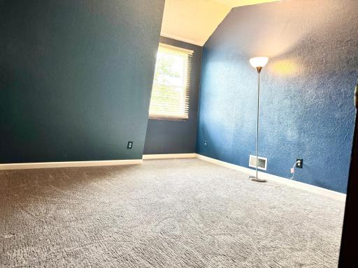 Large upper level bedroom measuring 17x12.