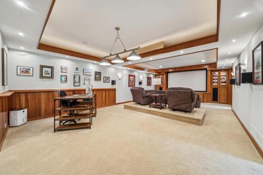 There is ample space for setting up up a home office or a billiards table for a friendly game of Eight-Ball!