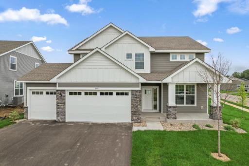 Photo is of the actual home. The Lewis has a stunning exterior.