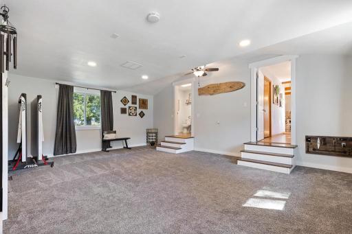 Entrance into main part of home OR bath/laundry area.