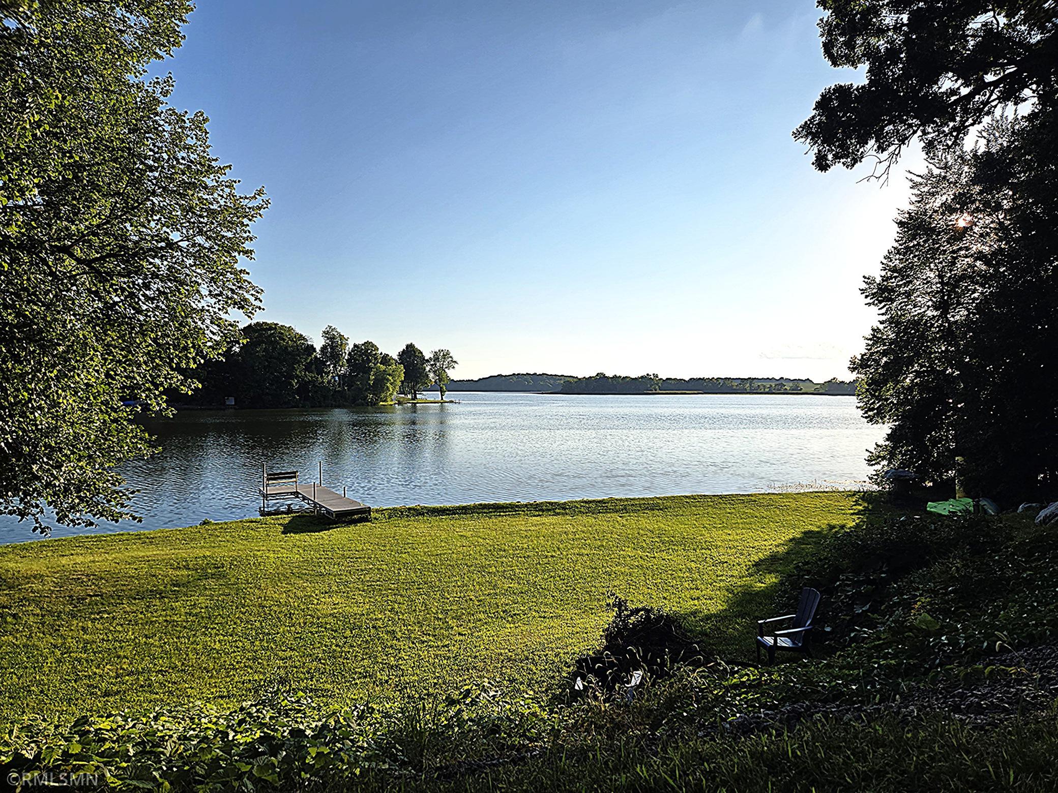 West/southwest facing views. Tip of a peninsula in the distance