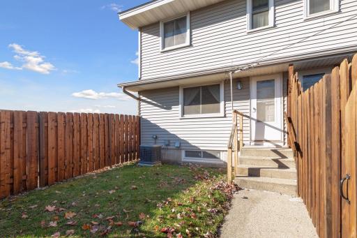 Private Back Yard Area. Perfect for the Kids or the Pets!